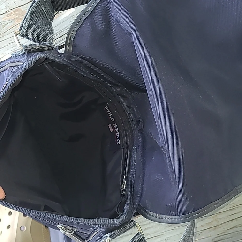 Rare Vintage Polo Sport Ralph Lauren Bag!‎  Blue With Huge 